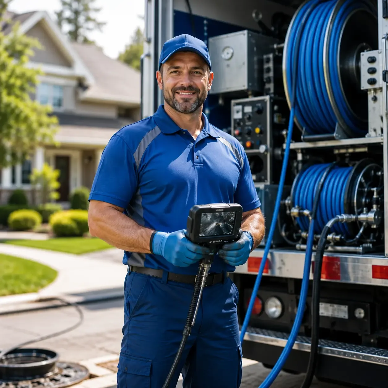 Local outdoor drain cleaning specialists in Brisbin, PA